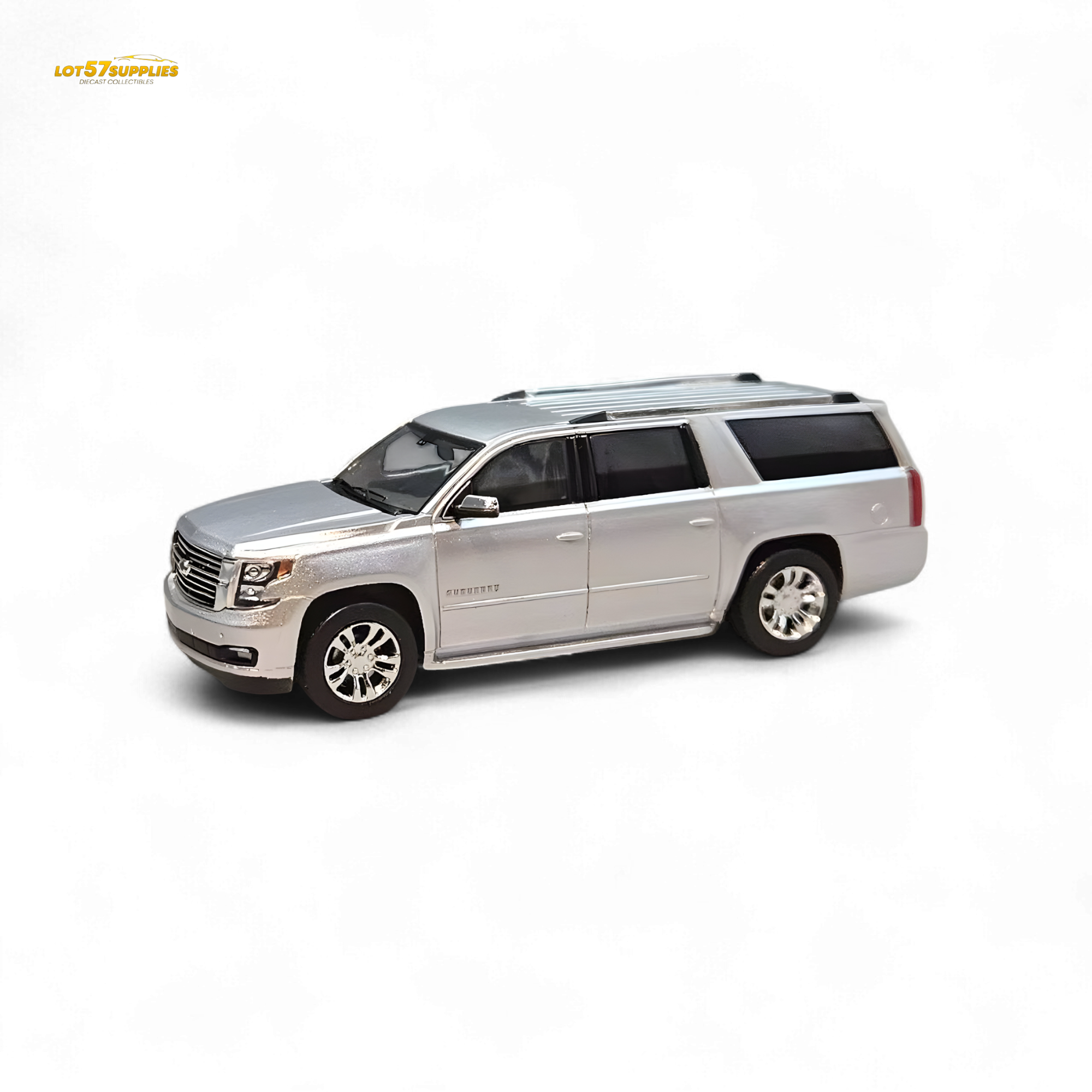 GOC Chevrolet Suburban 2015 - Silver 1:64 - Collectors World Toys
