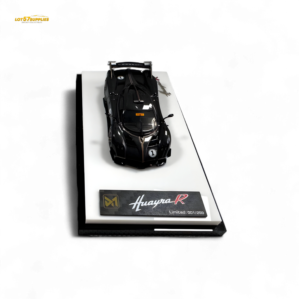 DMY Pagani Huayra R - Black Carbon 1/64 - Collectors World Toys
