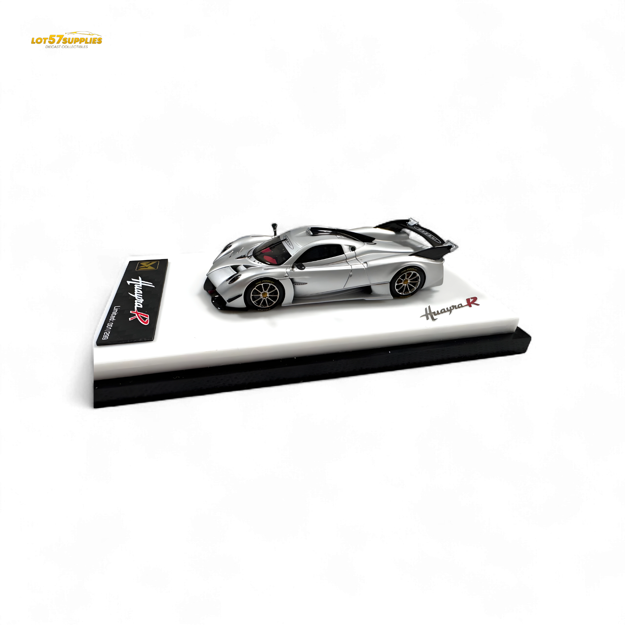 DMY Pagani Huayra R - Matte Silver 1/64 Main image
