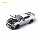 (Pre-Order) DCM Mustang Dark Horse - Crystal White - Black Wheels 1:64 - Collectors World Toys