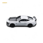 (Pre-Order) DCM Mustang Dark Horse - Crystal White - Black Wheels 1:64 - Collectors World Toys