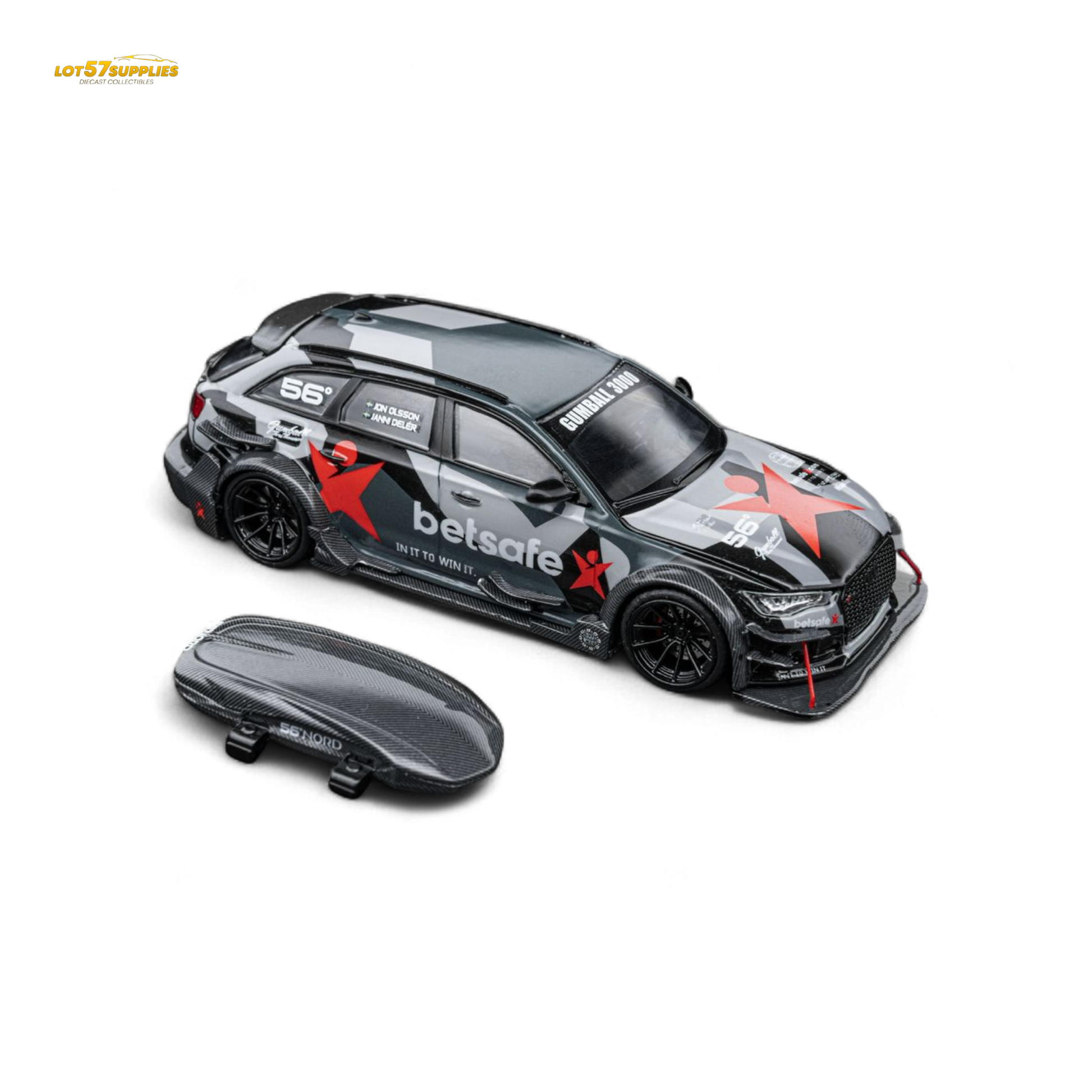 (Pre-Order) DCM Audi RS6 C7 DTM Betsafe Gumball 3000 - 1:64