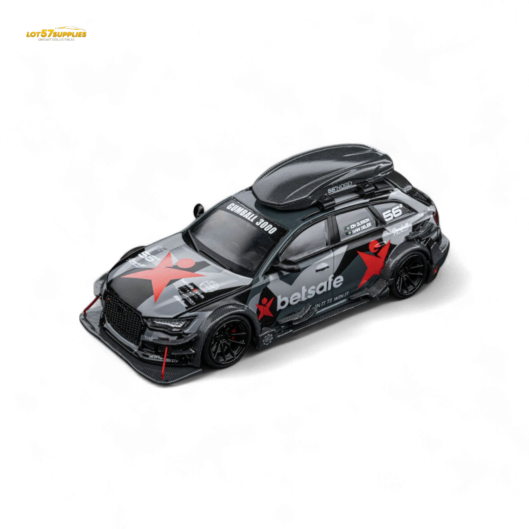 (Pre-Order) DCM Audi RS6 C7 DTM Betsafe Gumball 3000 - 1:64 - Collectors World Toys