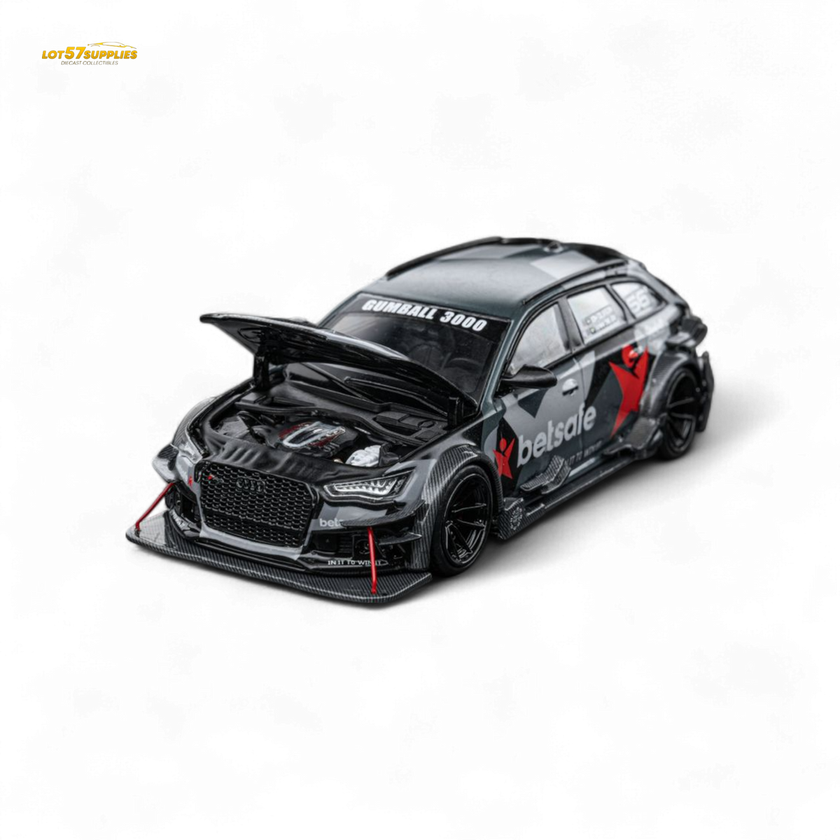 (Pre-Order) DCM Audi RS6 C7 DTM Betsafe Gumball 3000 - 1:64