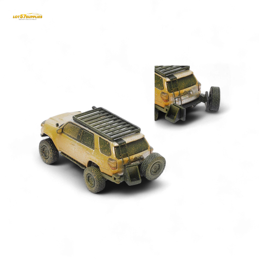 GCD Toyota Speed Master Silver Muddy 4 RUNNER – Silver Muddy 1:64 - Collectors World Toys