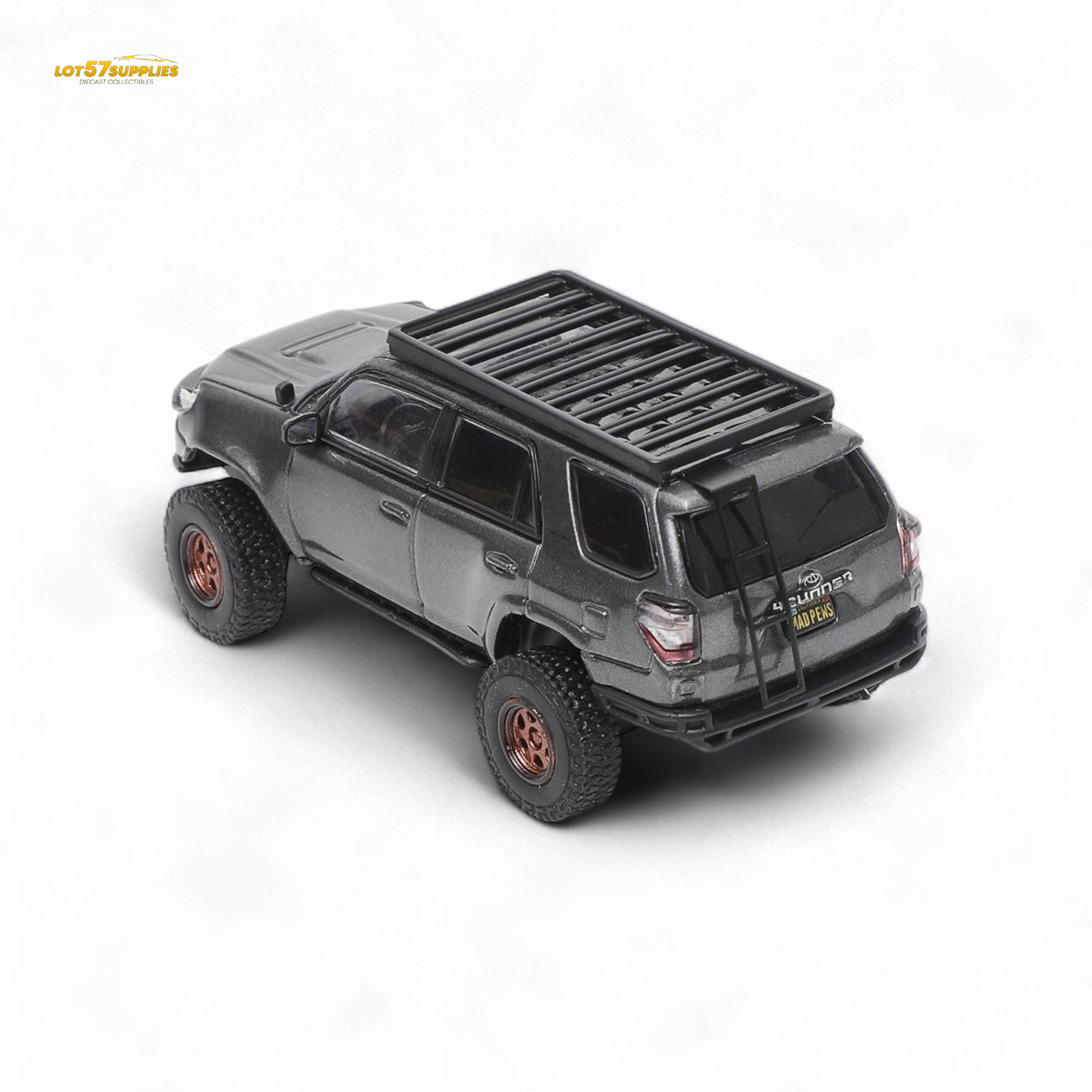 GCD Toyota Speed Master 4 RUNNER – Gray 1:64 - Collectors World Toys