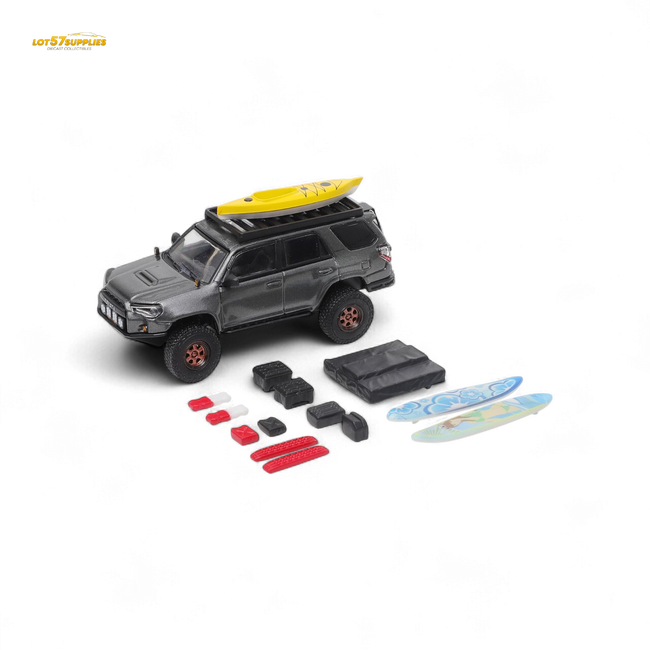 GCD Toyota Speed Master 4 RUNNER – Gray 1:64 - Collectors World Toys Hover Image