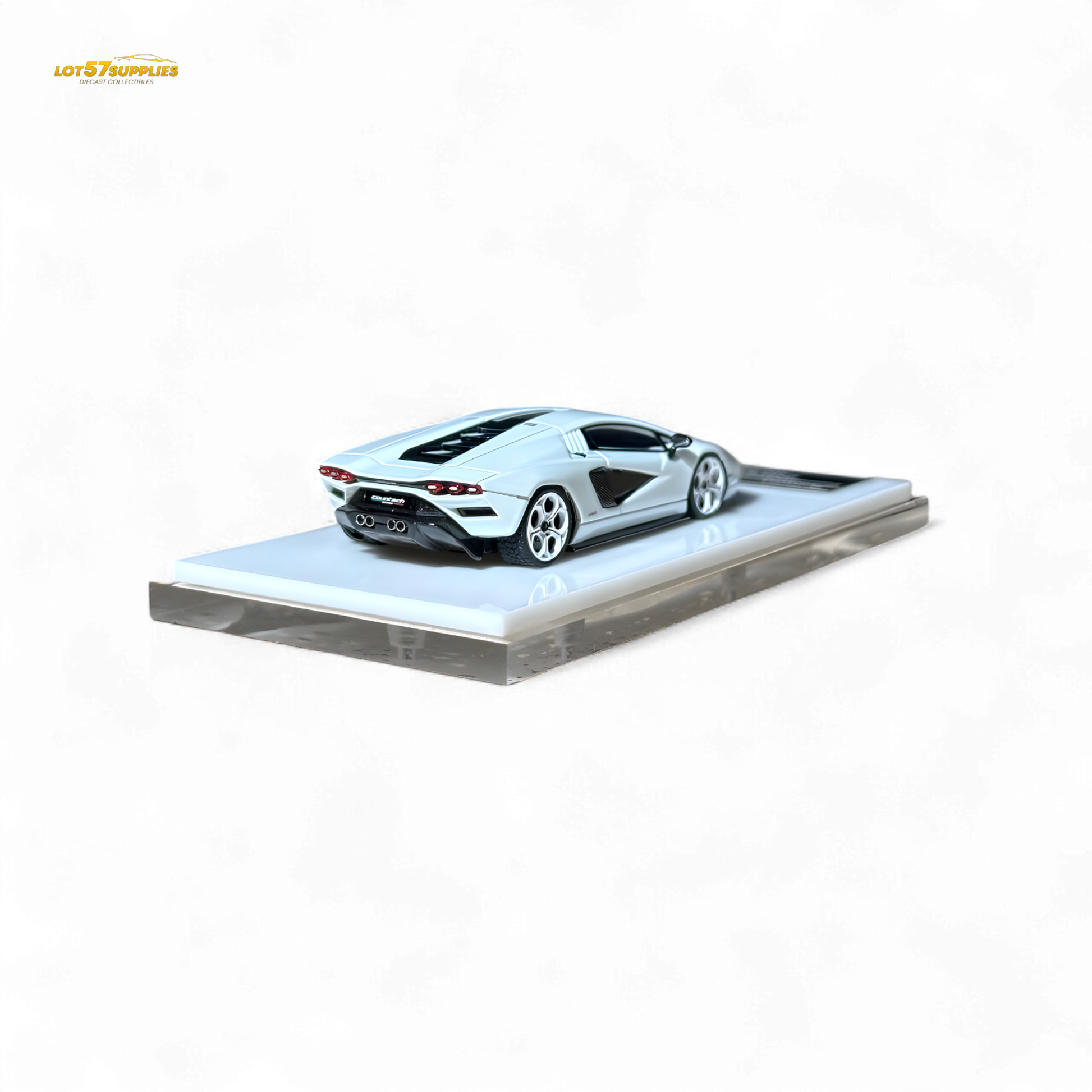 Fuelme Model NEO COUNTACH LPI 800-4 BIANCO SIDERALE 1:64 Resin