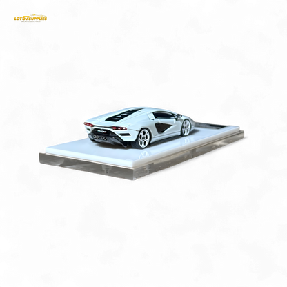 Fuelme Model NEO COUNTACH LPI 800-4 BIANCO SIDERALE 1:64 Resin