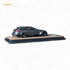 Qidian Model Audi RS6 Avant (C7) Crock Station wagon DTM Wide-Body Modified  - Gungrey 1/64 - Collectors World Toys