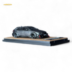 Qidian Model Audi RS6 Avant (C7) Crock Station wagon DTM Wide-Body Modified  - Gungrey 1/64 - Collectors World Toys