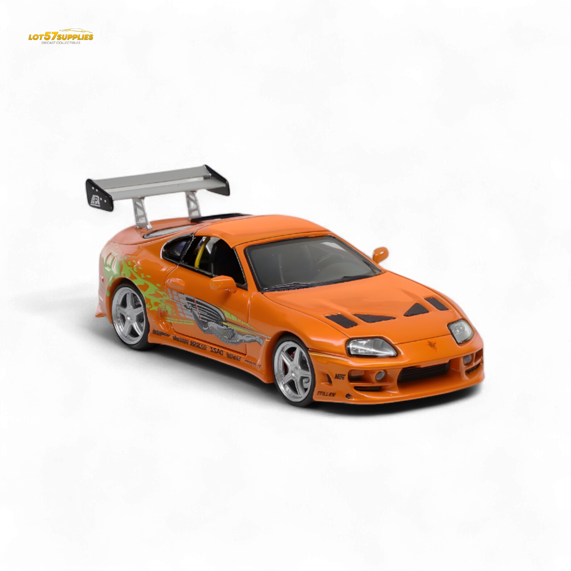 (Pre-Order) Fast Speed Supra Targa 4th Generation Bomex Version - FNF Orange Ordinary 1:64 - Collectors World Toys