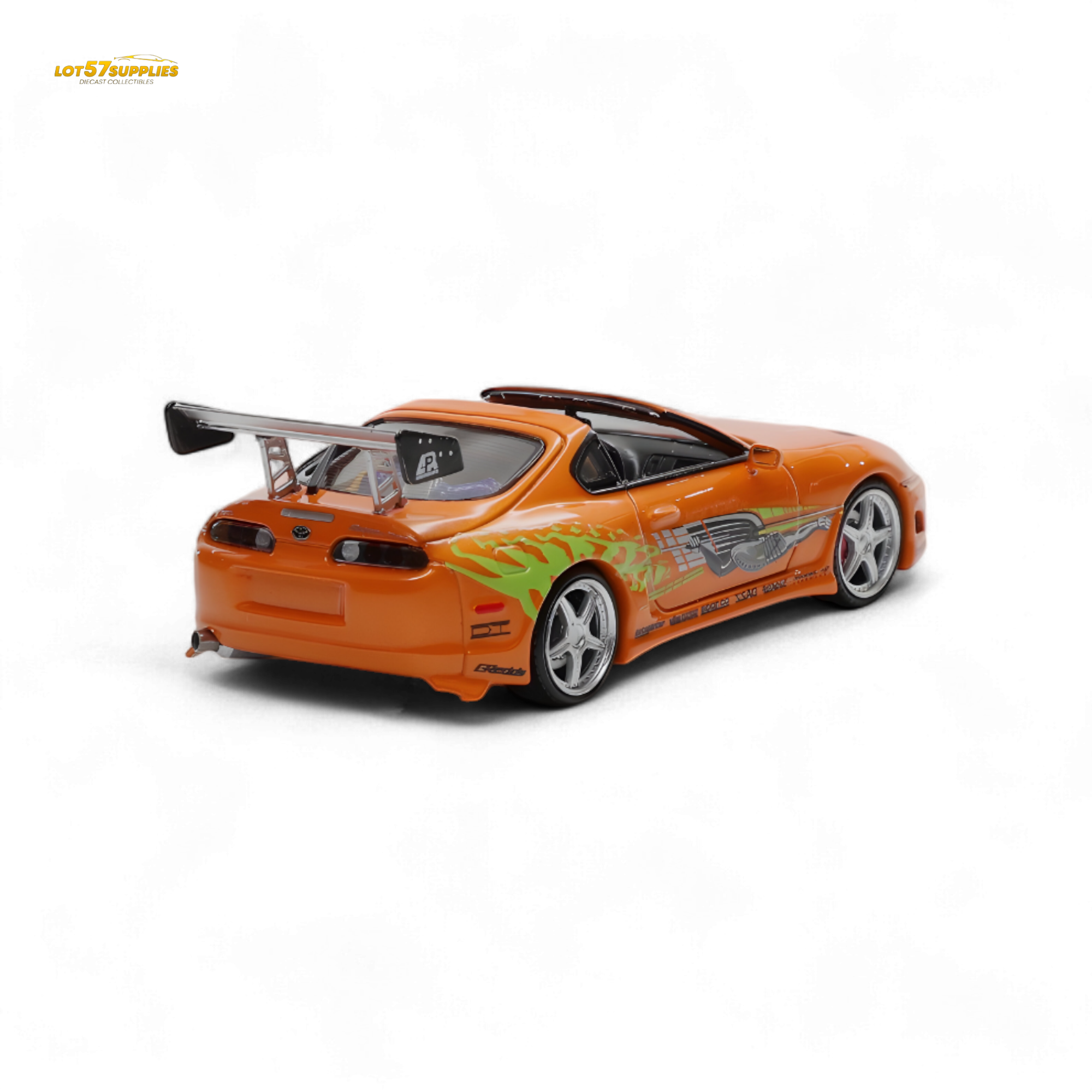 (Pre-Order) Fast Speed Supra Targa 4th Generation Bomex Version - FNF Orange Ordinary 1:64 - Collectors World Toys