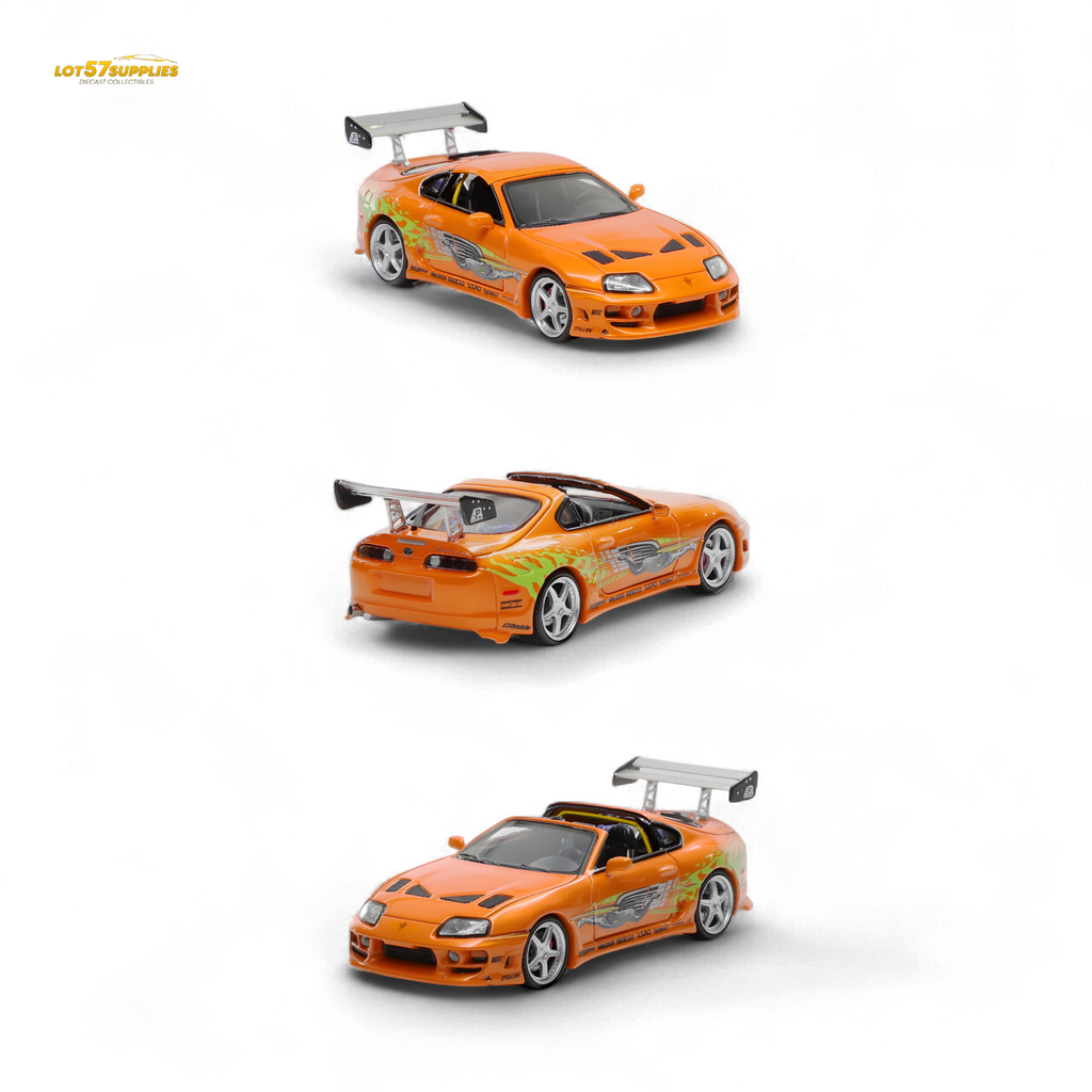 (Pre-Order) Fast Speed Supra Targa 4th Generation Bomex Version - FNF Orange Ordinary 1:64