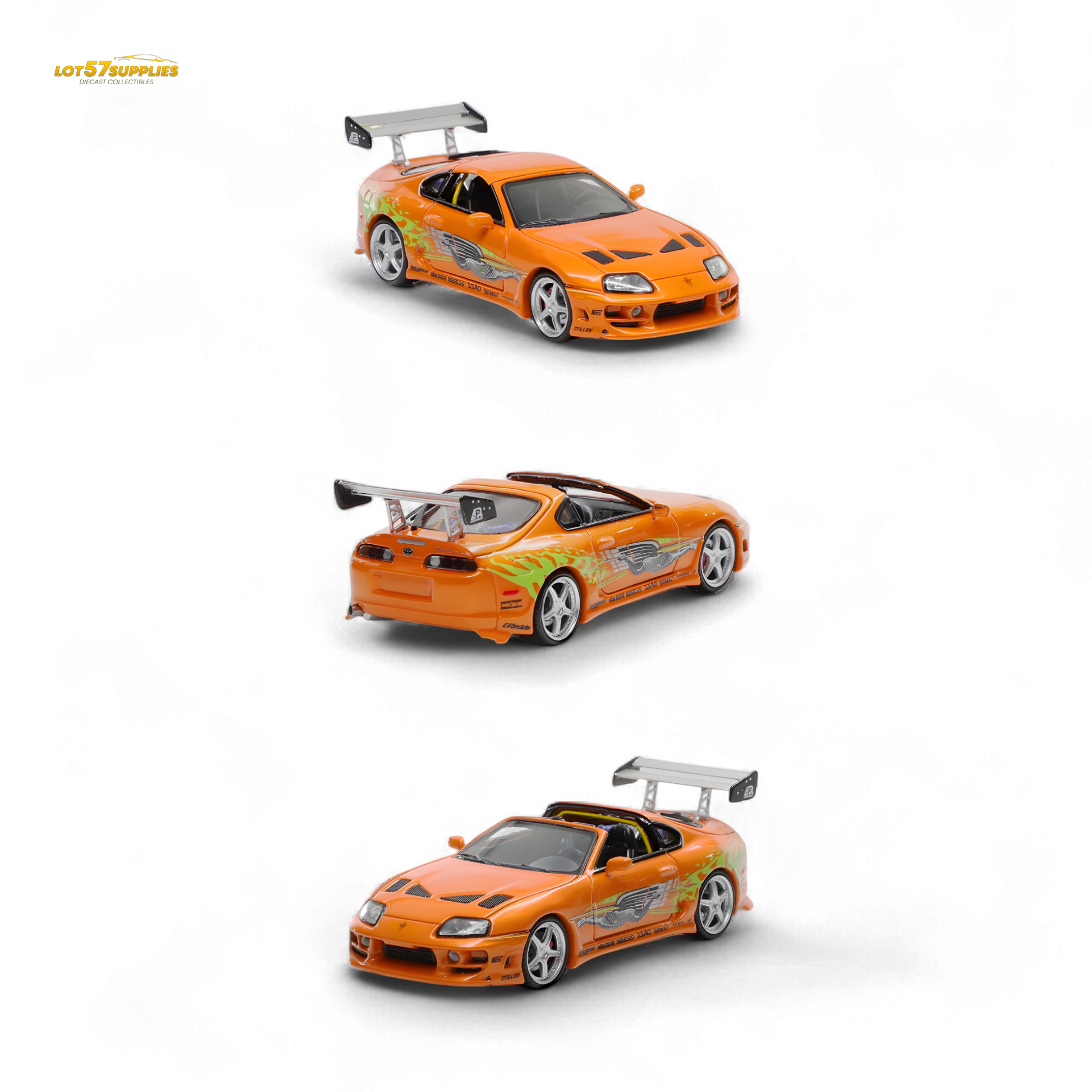 (Pre-Order) Fast Speed Supra Targa 4th Generation Bomex Version - FNF Orange Ordinary 1:64