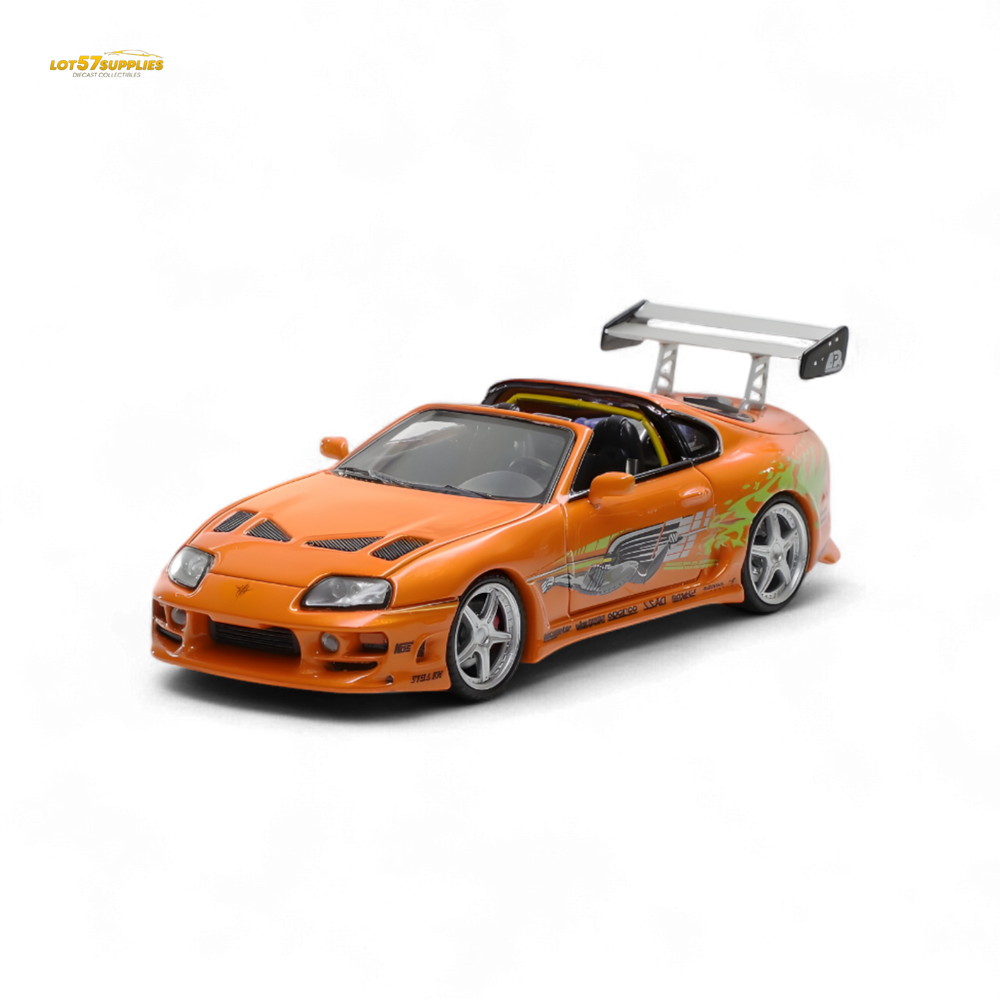 (Pre-Order) Fast Speed Supra Targa 4th Generation Bomex Version - FNF Orange Ordinary 1:64 - Collectors World Toys