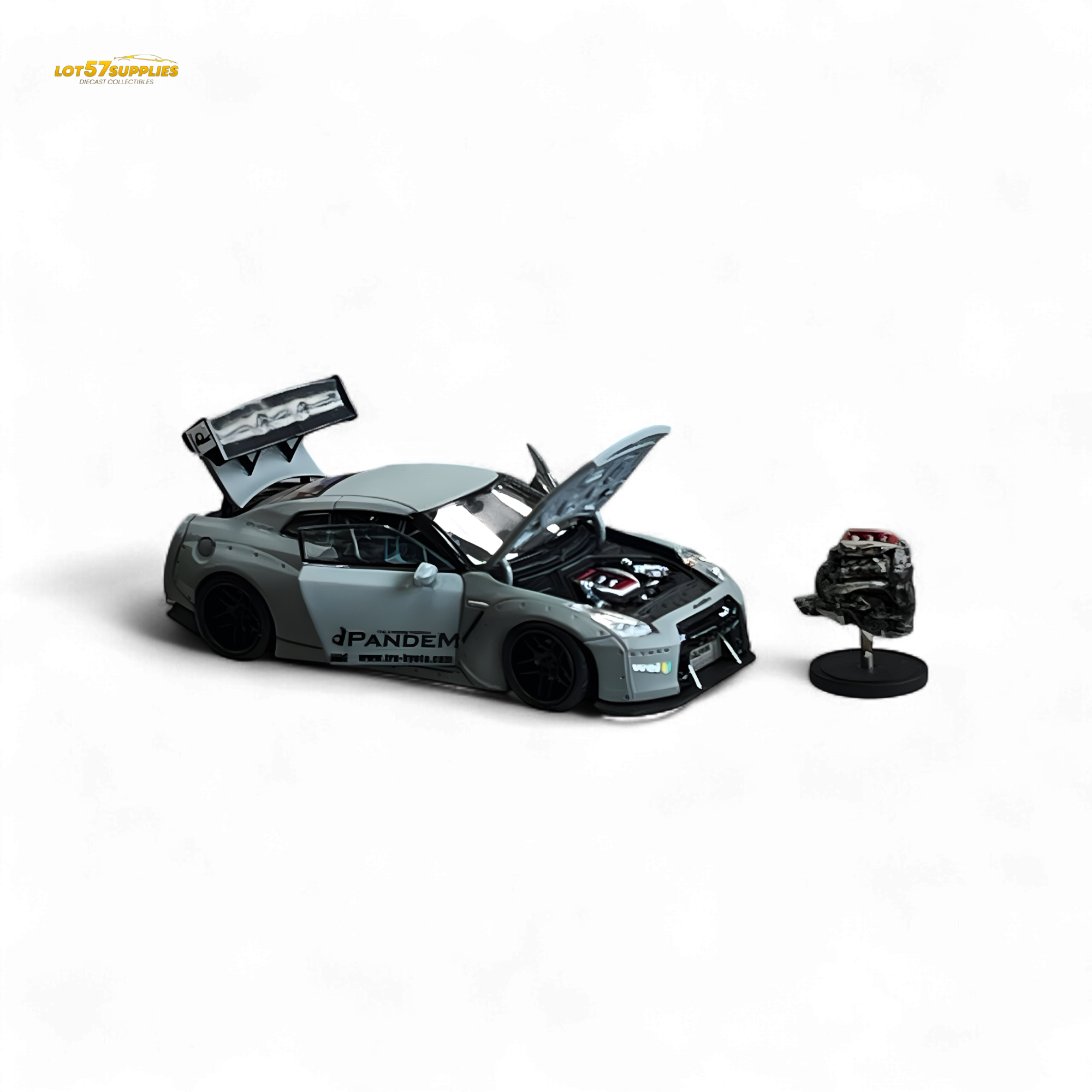 PGM Rocket Bunny R35 Combat Grey - Luxury Version 1:64