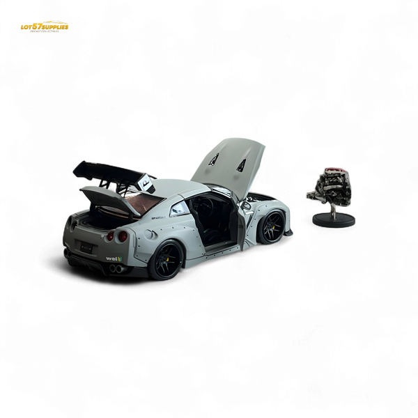 PGM Rocket Bunny R35 Combat Grey - Luxury Version 1:64