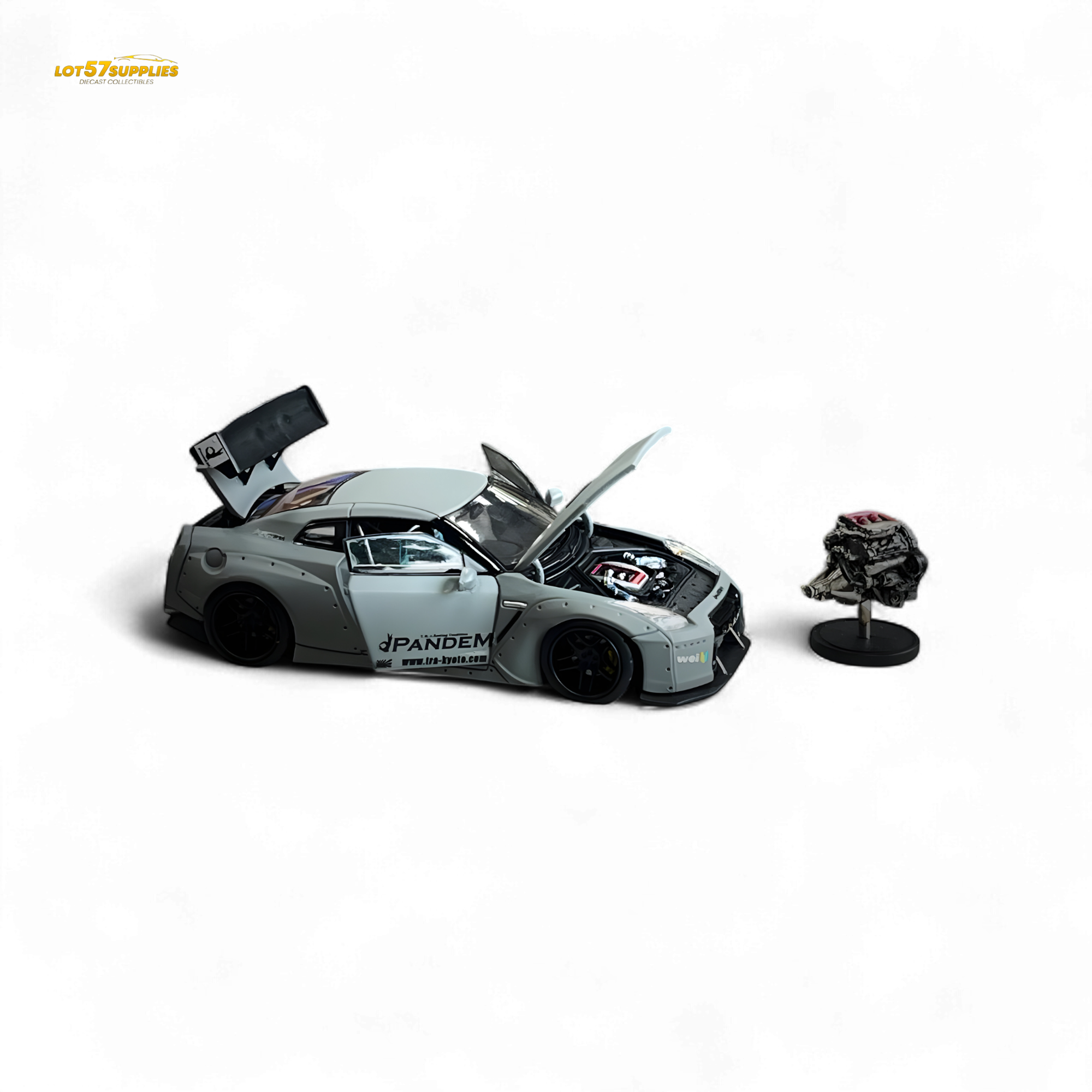 PGM Rocket Bunny R35 Combat Grey - Luxury Version 1:64
