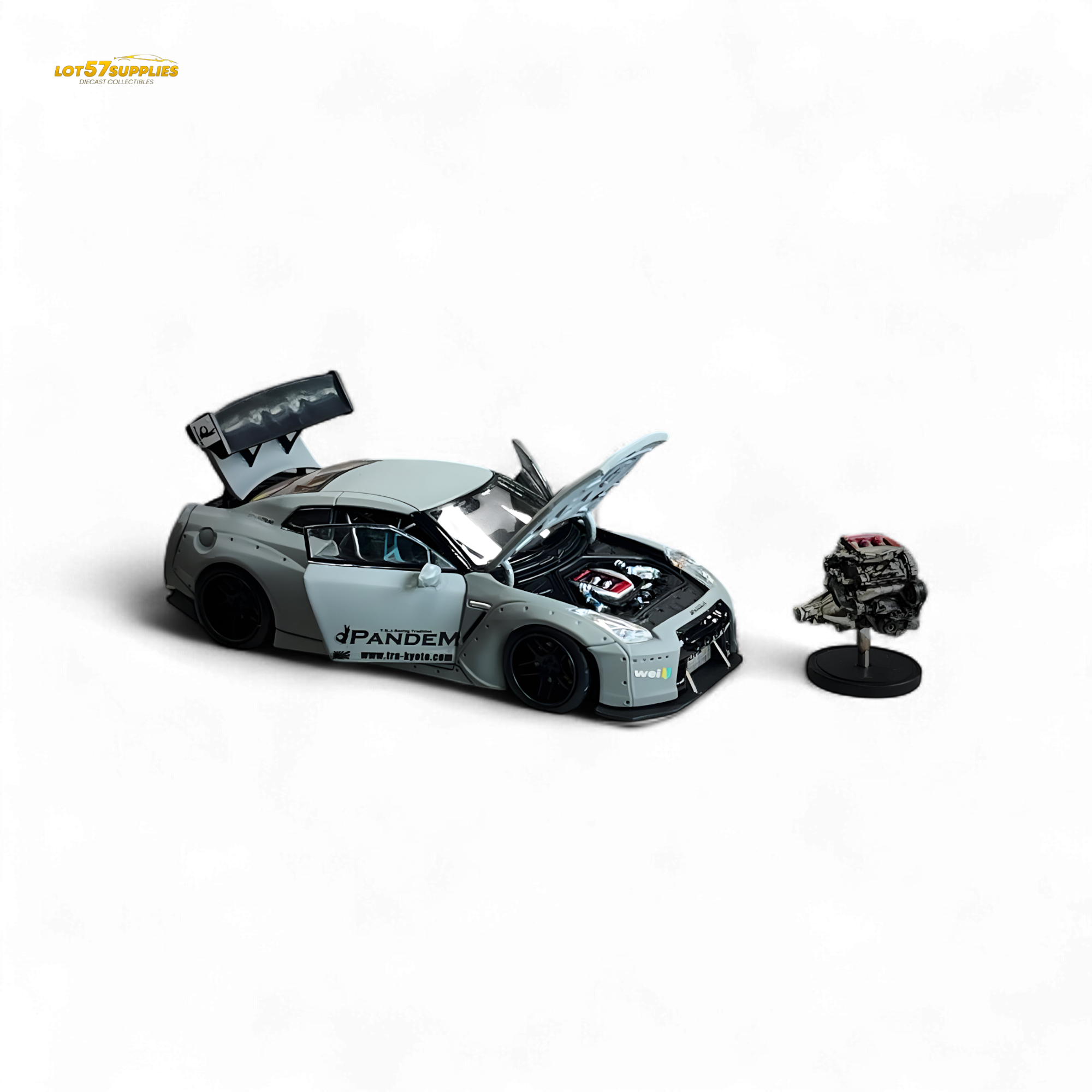 PGM Rocket Bunny R35 Combat Grey - Luxury Version 1:64