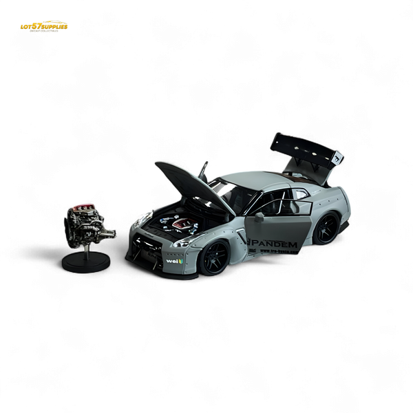 PGM Rocket Bunny R35 Combat Grey - Luxury Version 1:64