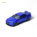 Focal Horizon Skyline GT-R R34 V-SPEC-II - Bayside Blue 1:64