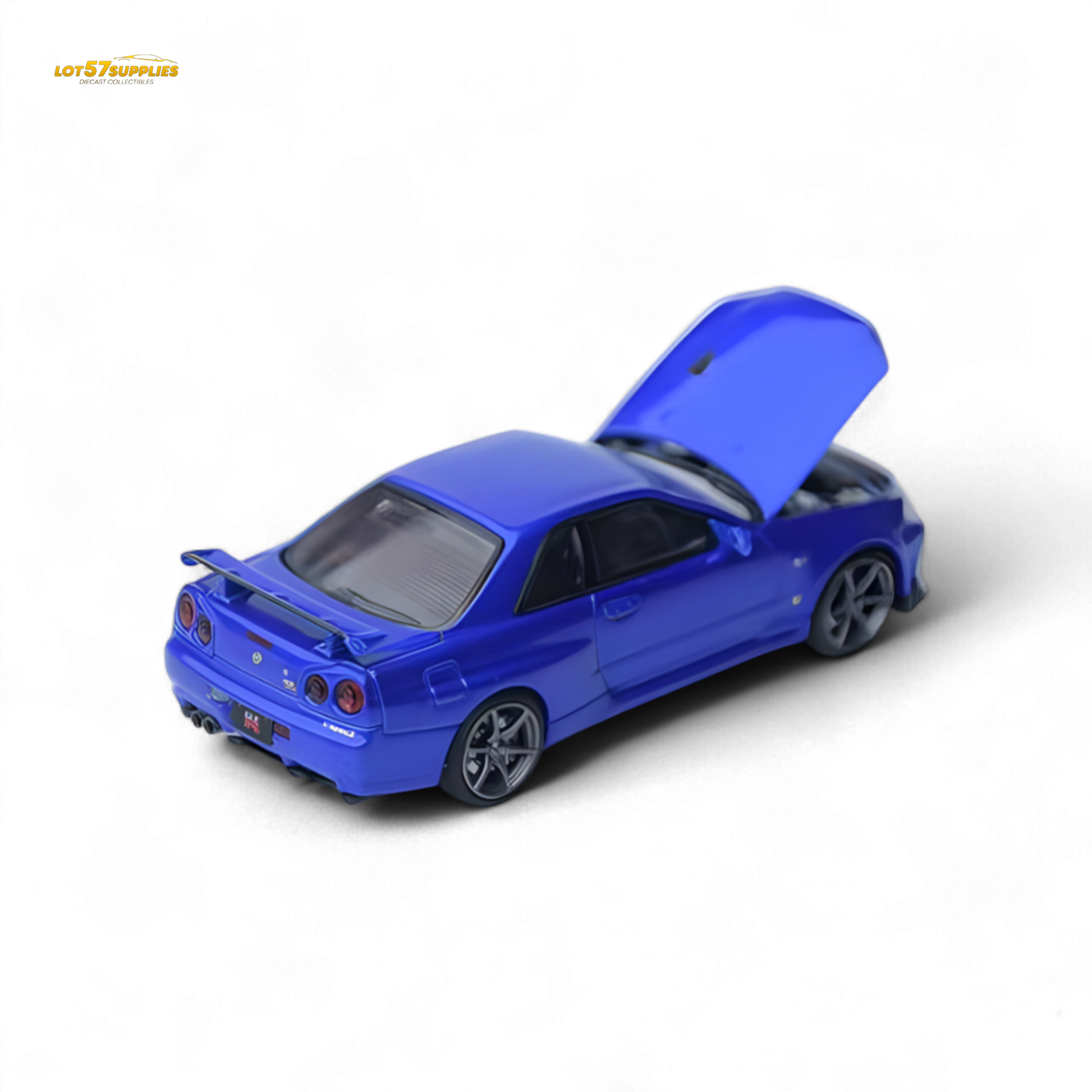 Focal Horizon Skyline GT-R R34 V-SPEC-II - Bayside Blue 1:64