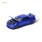 Focal Horizon Skyline GT-R R34 V-SPEC-II - Bayside Blue 1:64