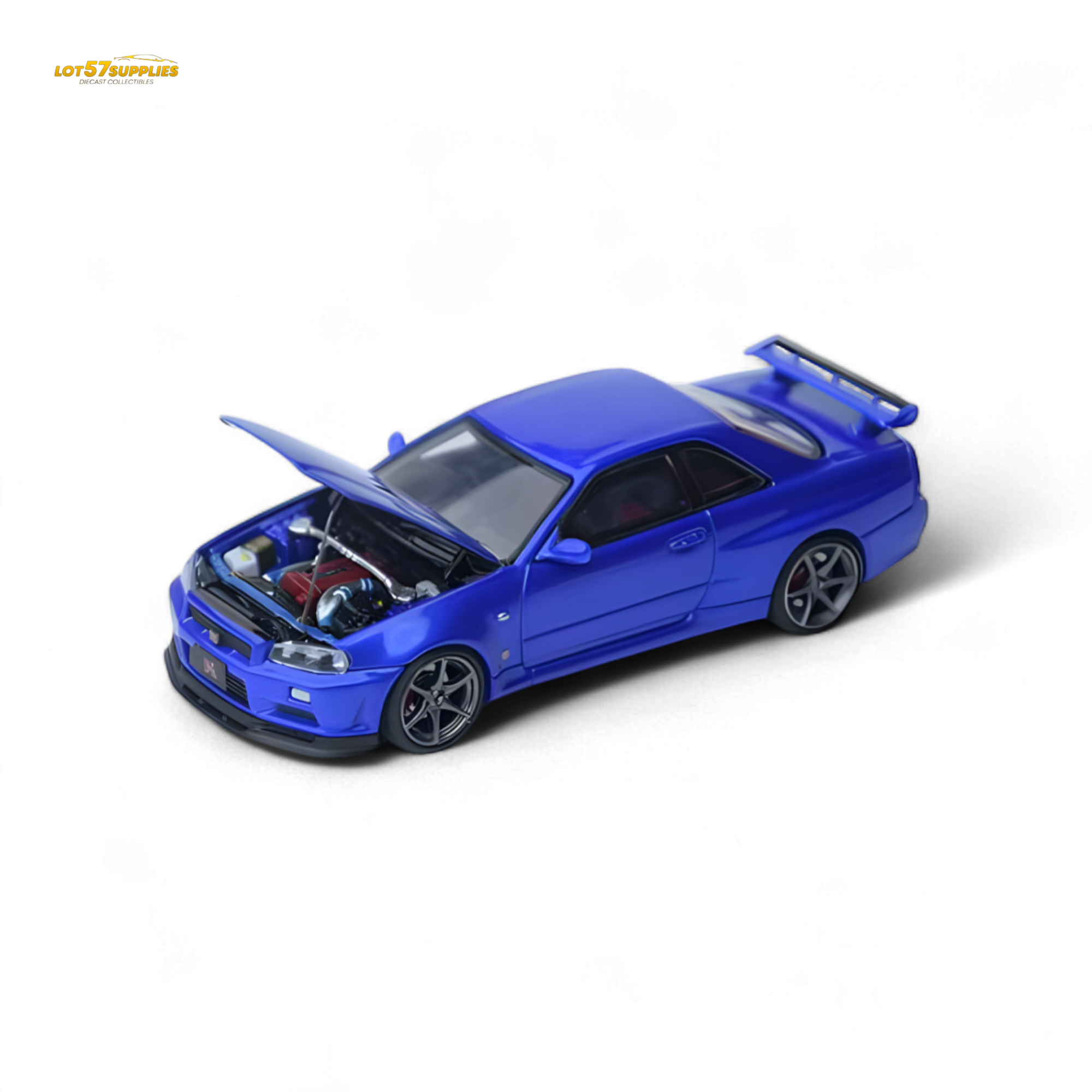 Focal Horizon Skyline GT-R R34 V-SPEC-II - Bayside Blue 1:64