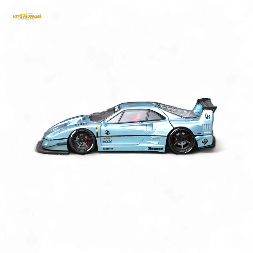 (Pre-Order) Star Model F40 LB-Works WideBody - Ice Blue Ordinary 1:64