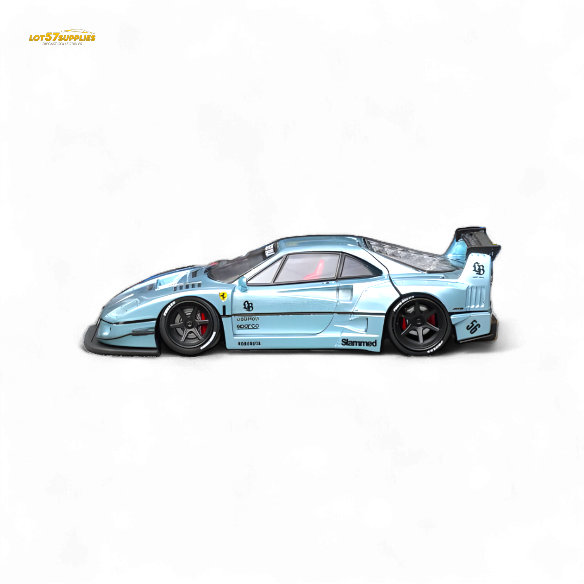 (Pre-Order) Star Model F40 LB-Works WideBody - Ice Blue Ordinary 1:64