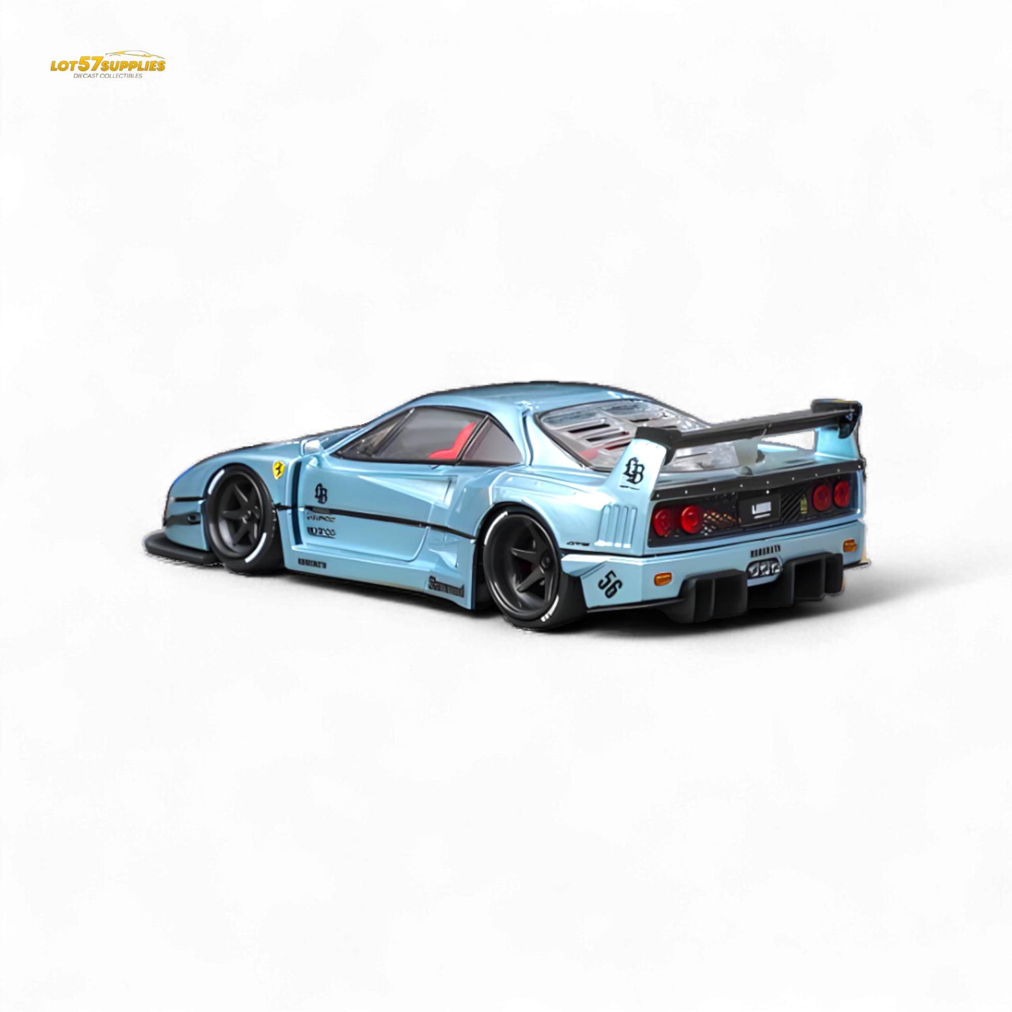 (Pre-Order) Star Model F40 LB-Works WideBody - Ice Blue Ordinary 1:64 ...