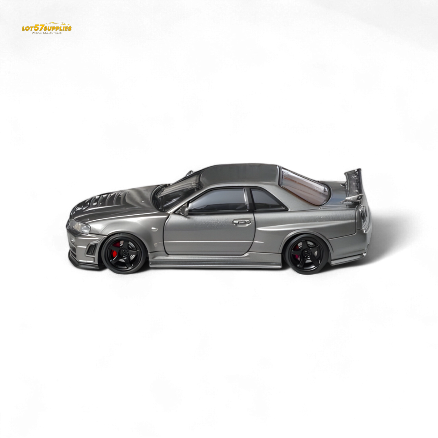 Fuji Skyline R34 GT-R Nismo Z-Tune - Gun Grey 1:64