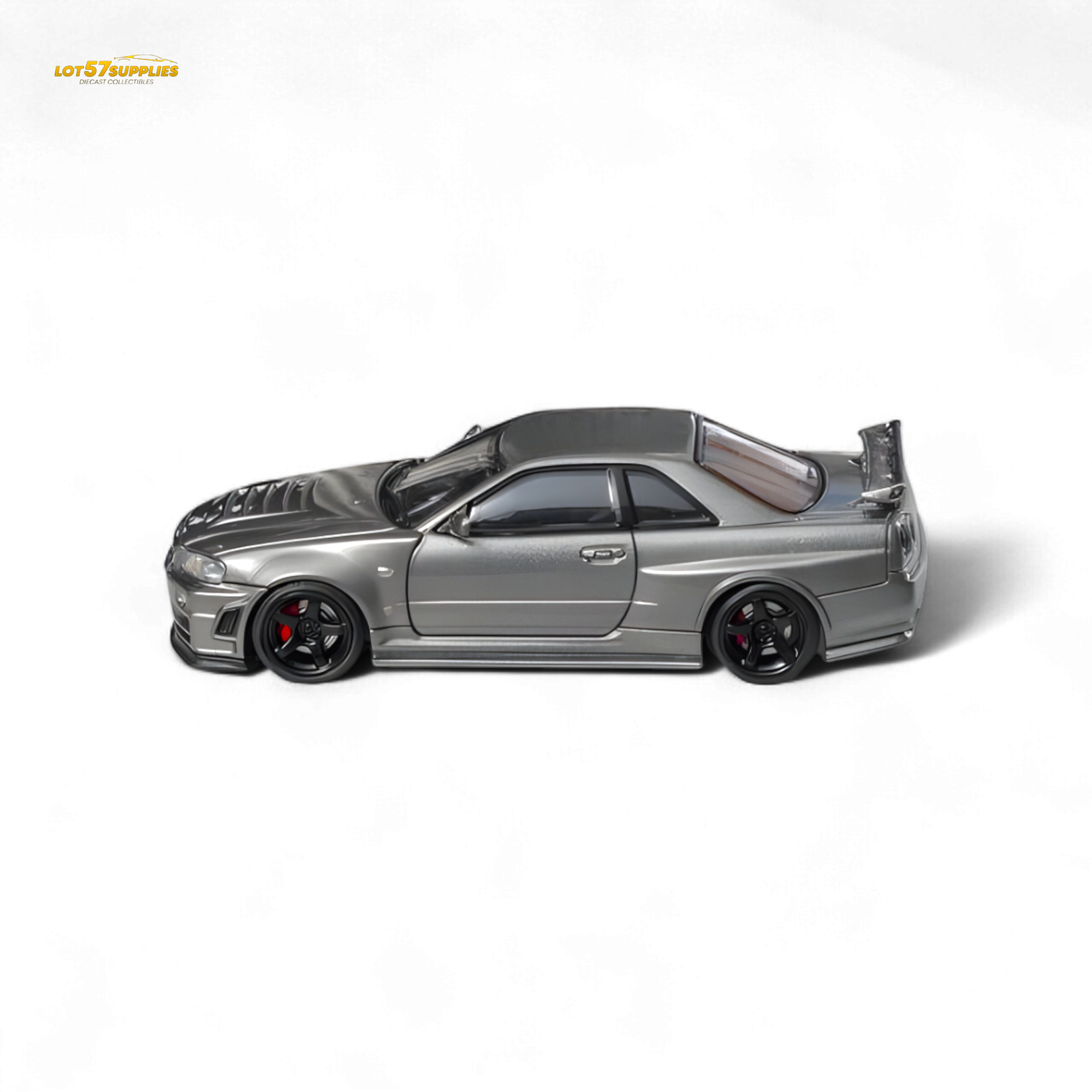 Fuji Skyline R34 GT-R Nismo Z-Tune - Gun Grey 1:64