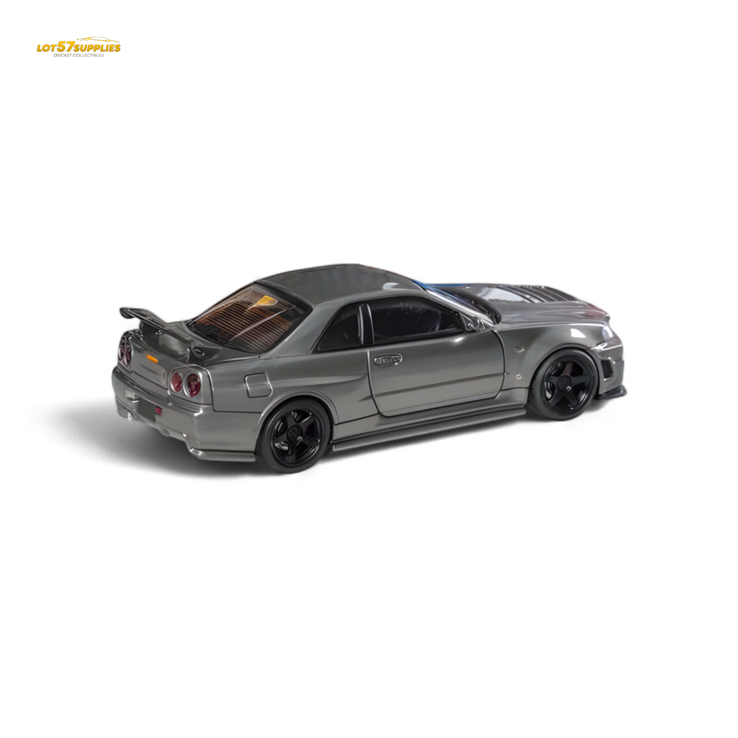 Fuji Skyline R34 GT-R Nismo Z-Tune - Gun Grey 1:64