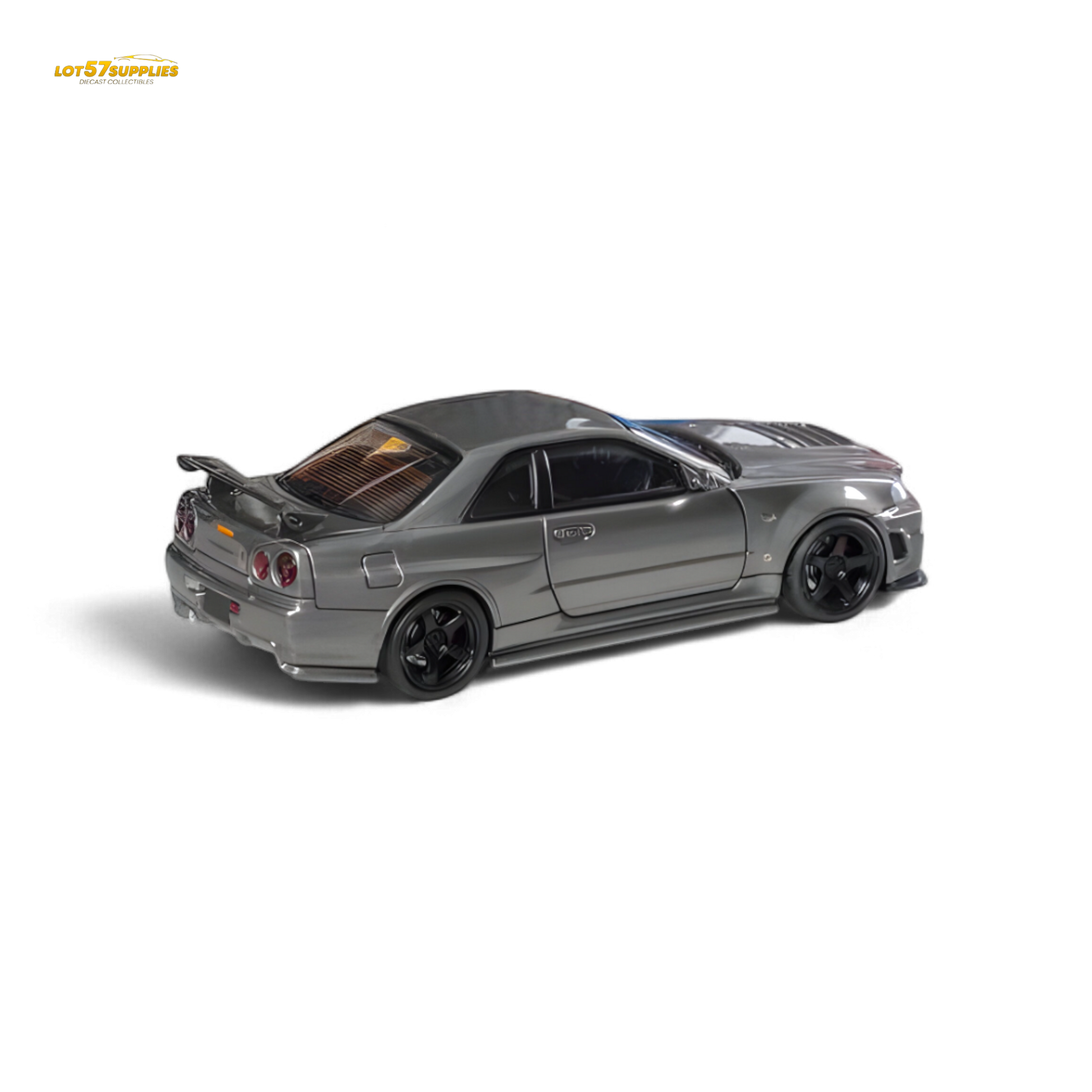 Fuji Skyline R34 GT-R Nismo Z-Tune - Gun Grey 1:64