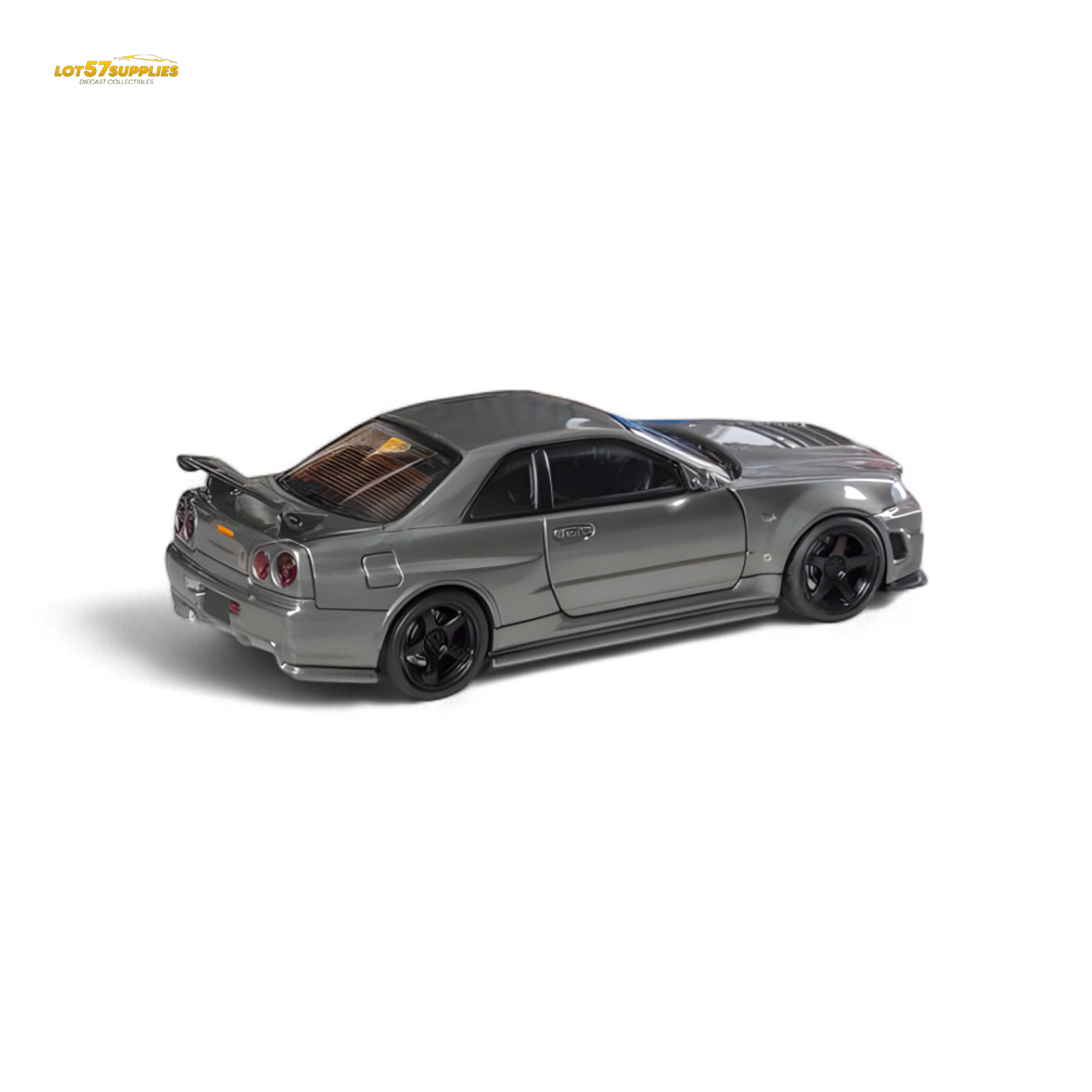 Fuji Skyline R34 GT-R Nismo Z-Tune - Gun Grey 1:64