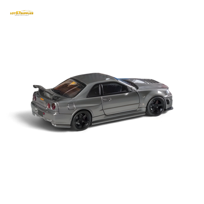 Fuji Skyline R34 GT-R Nismo Z-Tune - Gun Grey 1:64