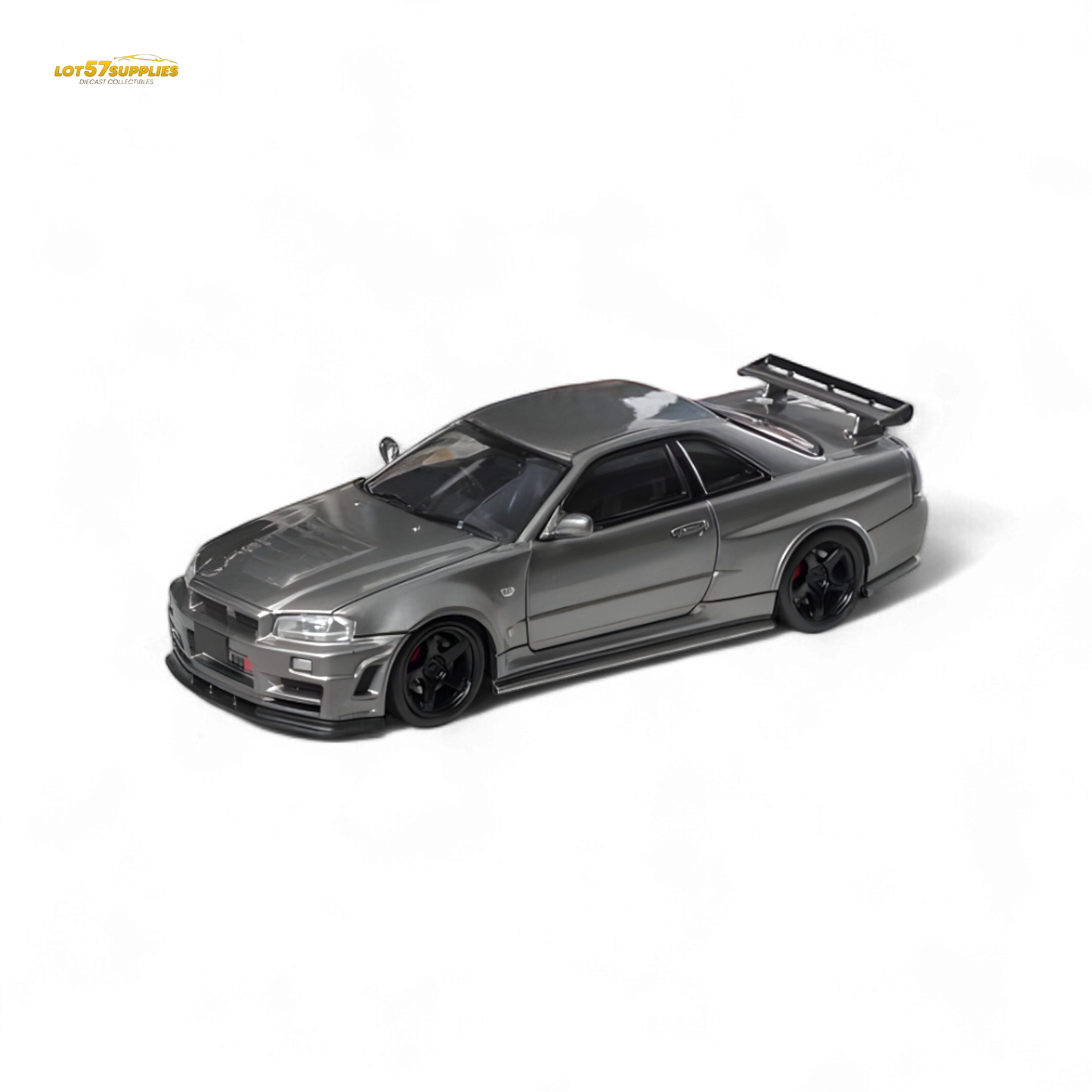 Fuji Skyline R34 GT-R Nismo Z-Tune - Gun Grey 1:64