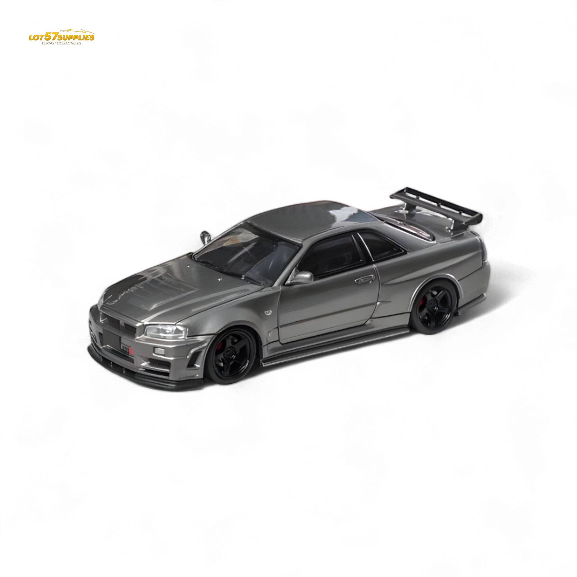 Fuji Skyline R34 GT-R Nismo Z-Tune - Gun Grey 1:64