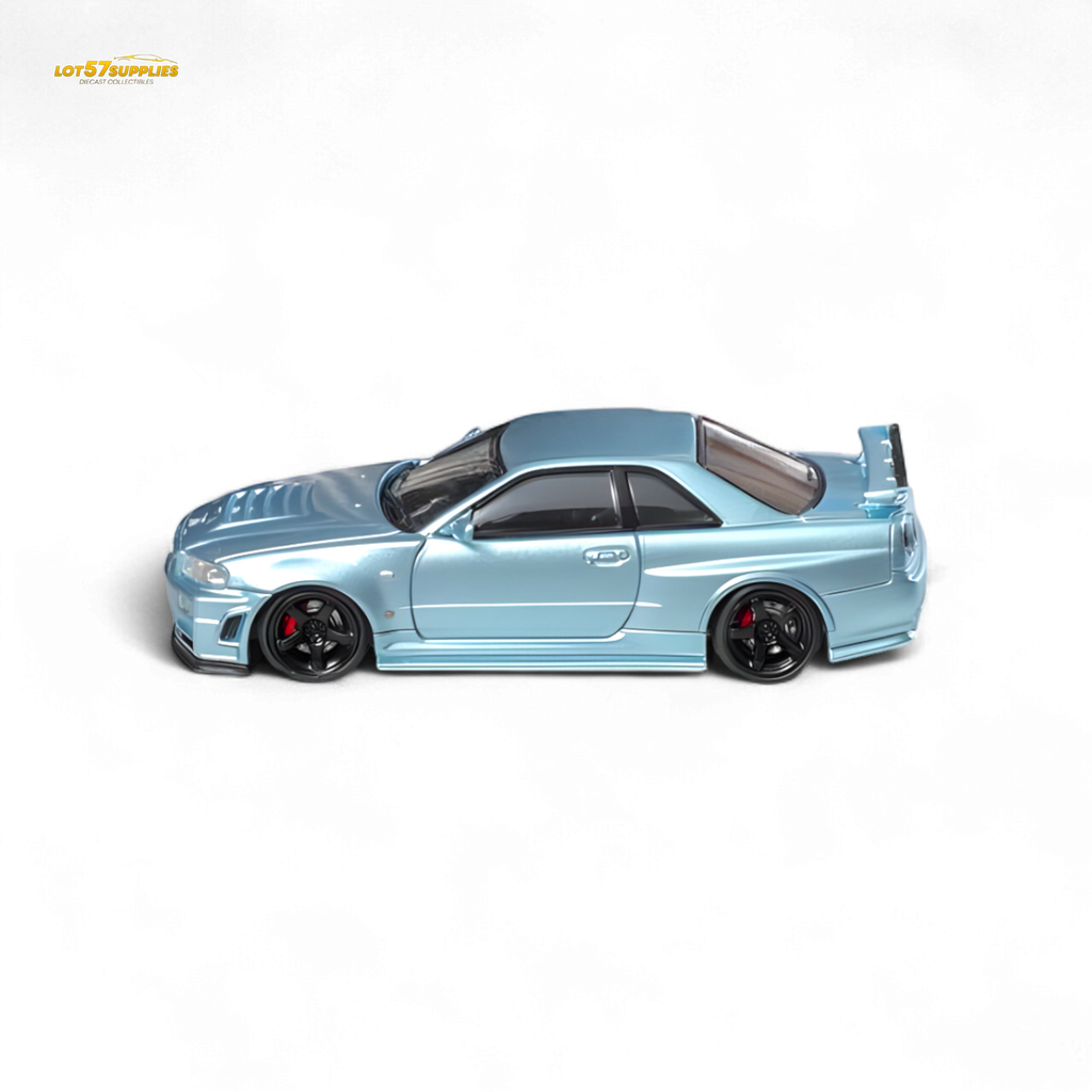 Fuji Skyline R34 GT-R Nismo Z-Tune - Ice Blue 1:64