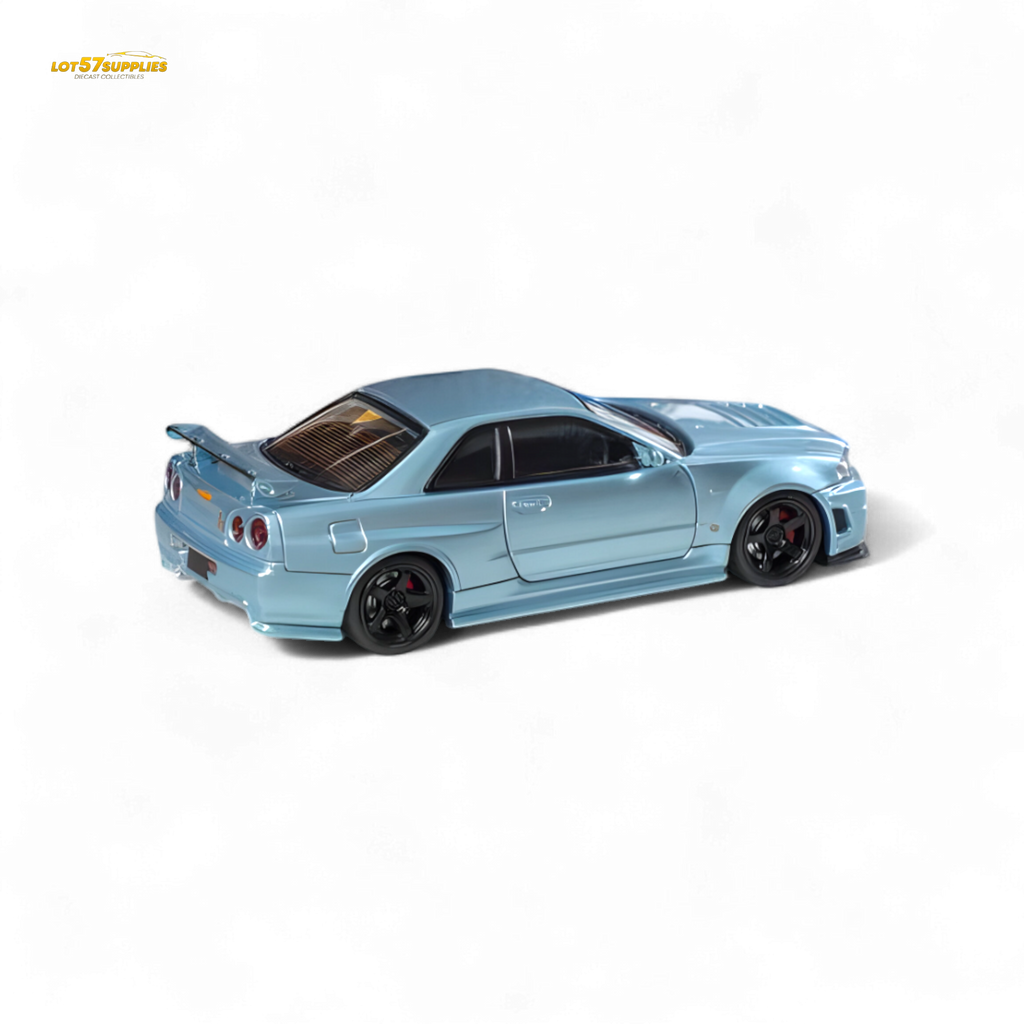 Fuji Skyline R34 GT-R Nismo Z-Tune - Ice Blue 1:64