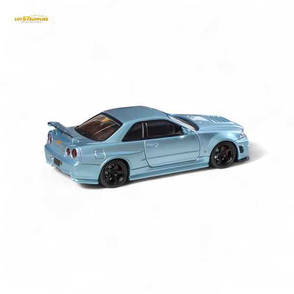 Fuji Skyline R34 GT-R Nismo Z-Tune - Ice Blue 1:64