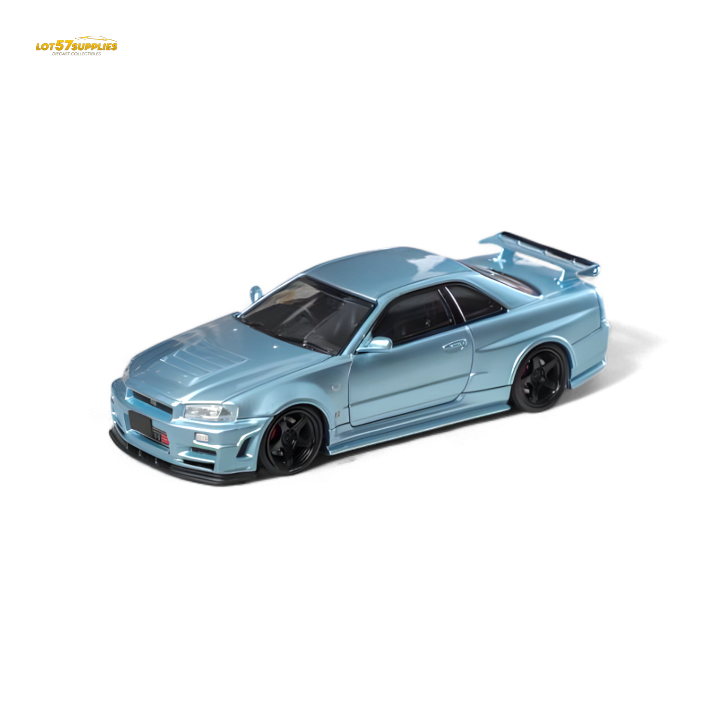 Fuji Skyline R34 GT-R Nismo Z-Tune - Ice Blue 1:64