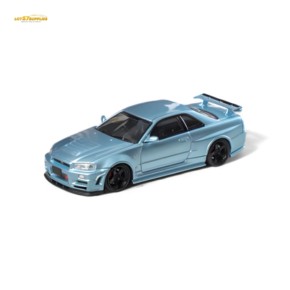 Fuji Skyline R34 GT-R Nismo Z-Tune - Ice Blue 1:64