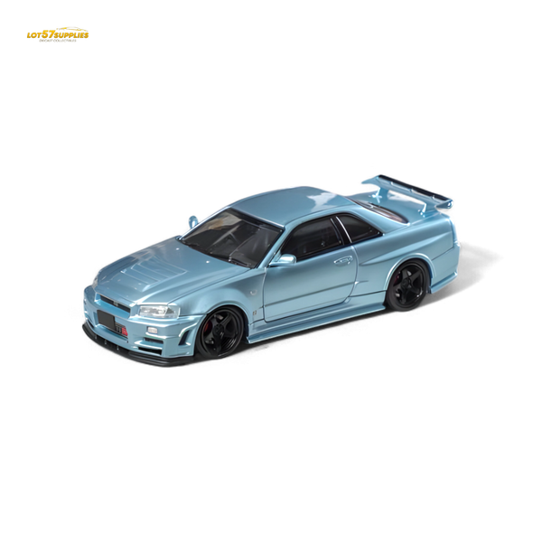 Fuji Skyline R34 GT-R Nismo Z-Tune - Ice Blue 1:64