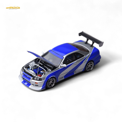 Focal Horizon Skyline GT-R R34 - NFS Silver Blue 1:64