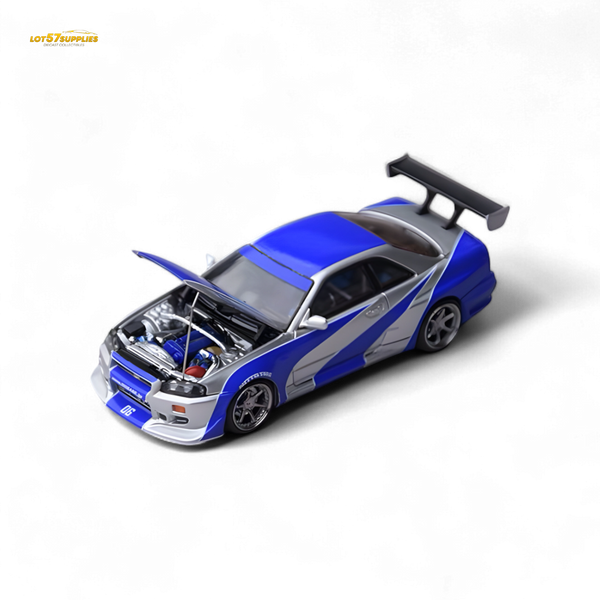 Focal Horizon Skyline GT-R R34 - NFS Silver Blue 1:64