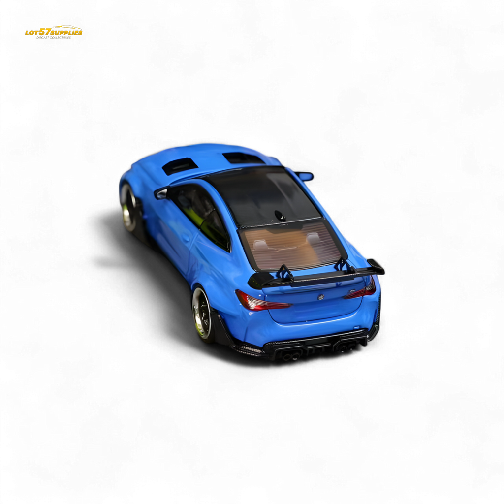 SW BMW G82 M4 Wide-Body Modified - Portimao Blue 1:64