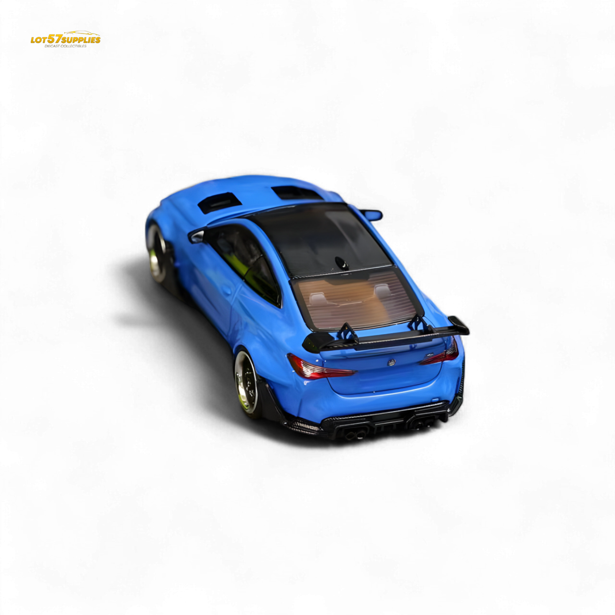 SW BMW G82 M4 Wide-Body Modified - Portimao Blue 1:64